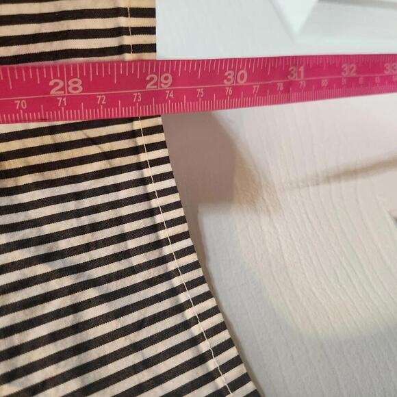 Calvin Klein Women's Striped Lace-Up Blouse- Size 0X - Picture 8 of 9